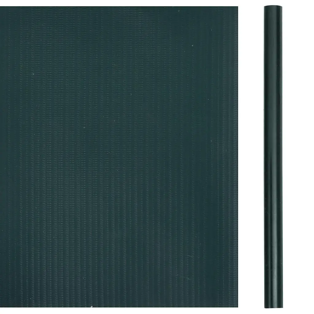 Garden Privacy Screen Fence Panel PVC Roll Windbreak Barrier 35m Matte Green