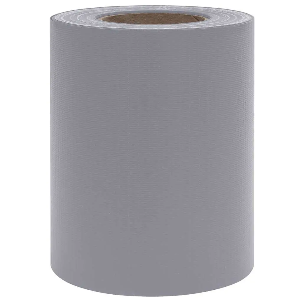 PVC Privacy Strip Fence Screen 35x0.19m Matte Light Grey Mesh Weave Barrier