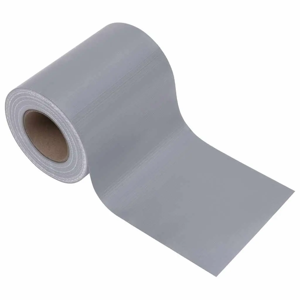 PVC Privacy Strip Fence Screen 35x0.19m Matte Light Grey Mesh Weave Barrier