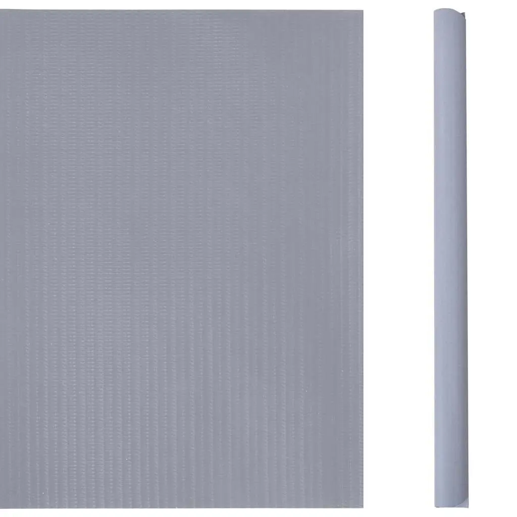 PVC Privacy Strip Fence Screen 35x0.19m Matte Light Grey Mesh Weave Barrier