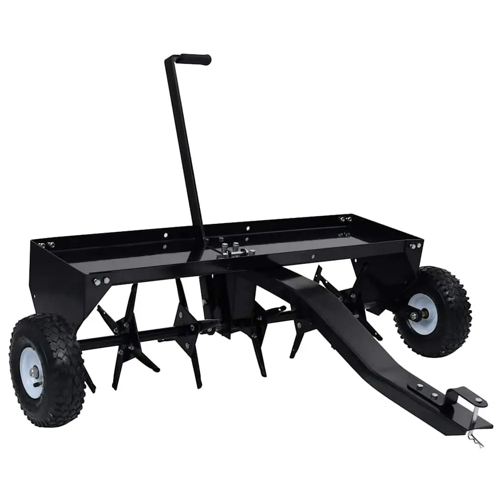 Lawn Aerator for Ride-on Mower 102cm Soil Loosening Garden Tool