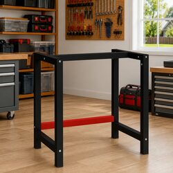 Reliable Metal Workbench Frame for Your Workspace