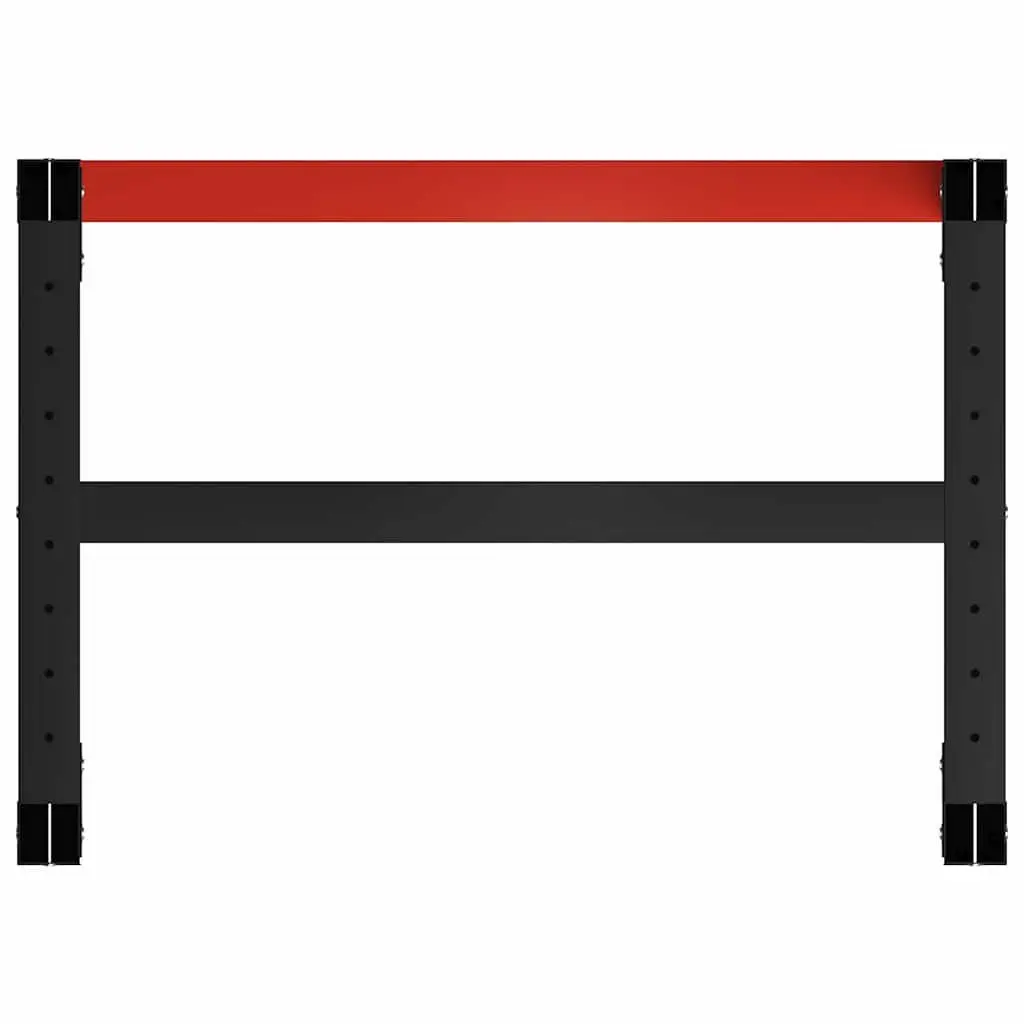 Metal Work Bench Frame Heavy Duty Table Legs 80x57x79cm Black