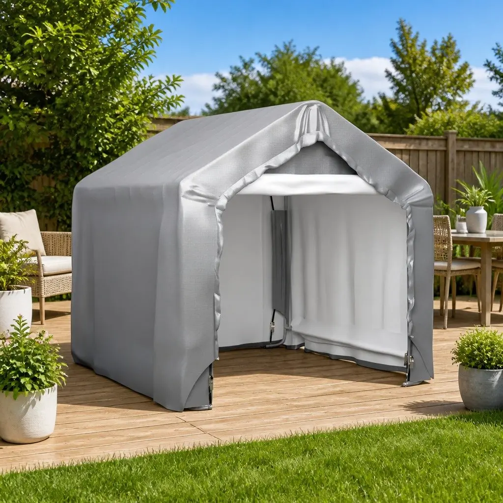 Storage Tent Grey 180x180 cm Outdoor Multipurpose