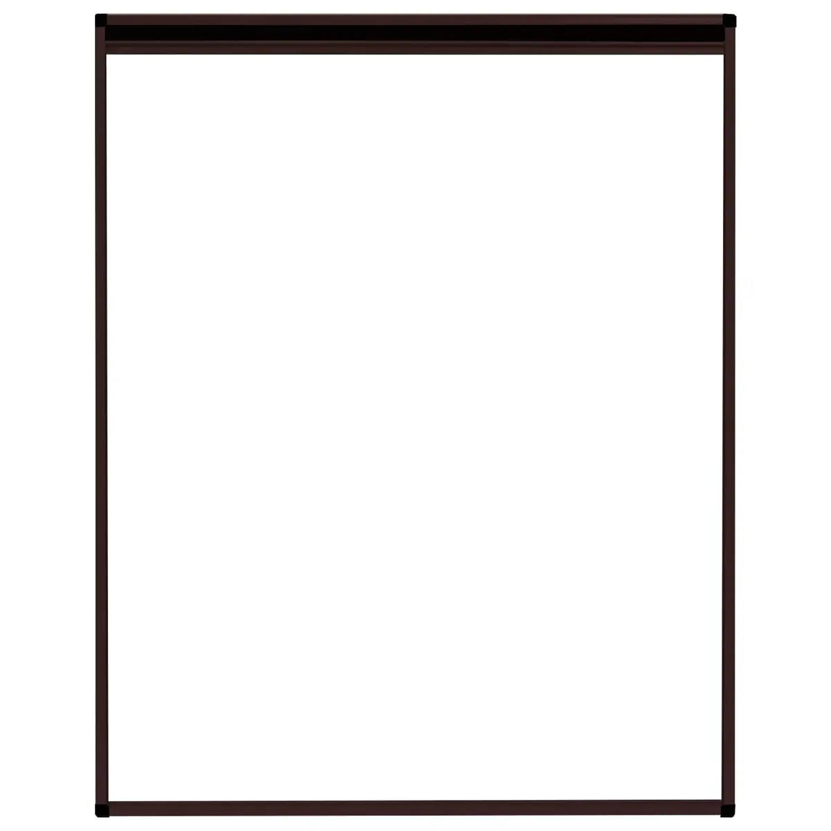Plisse Insect Screen for Windows 80x100cm Brown