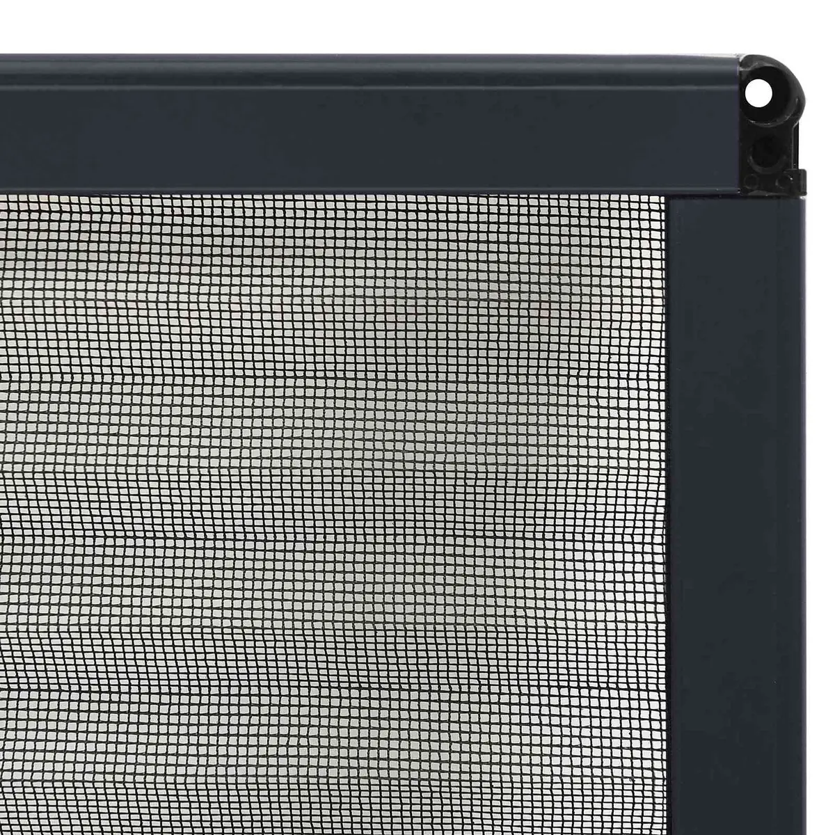 Plisse Insect Screen for Windows Aluminium Frame 80x100cm Anthracite