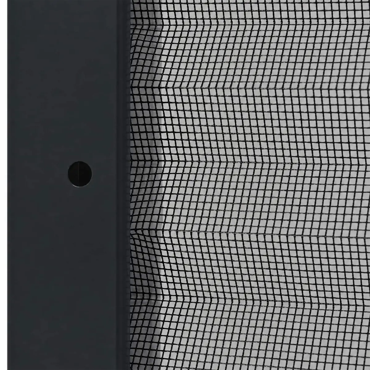 Plisse Insect Screen for Windows Aluminium Frame 80x100cm Anthracite