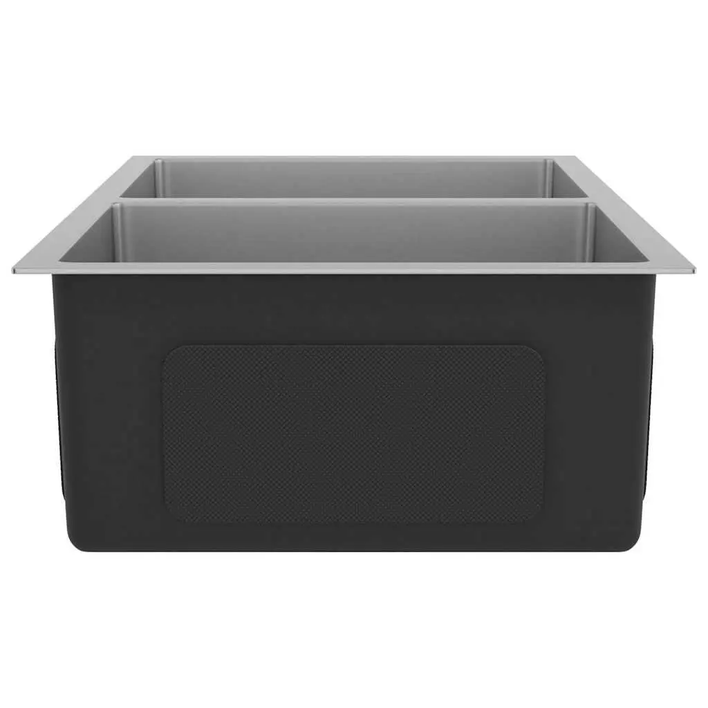 Handmade Kitchen Sink with Dual Bowls