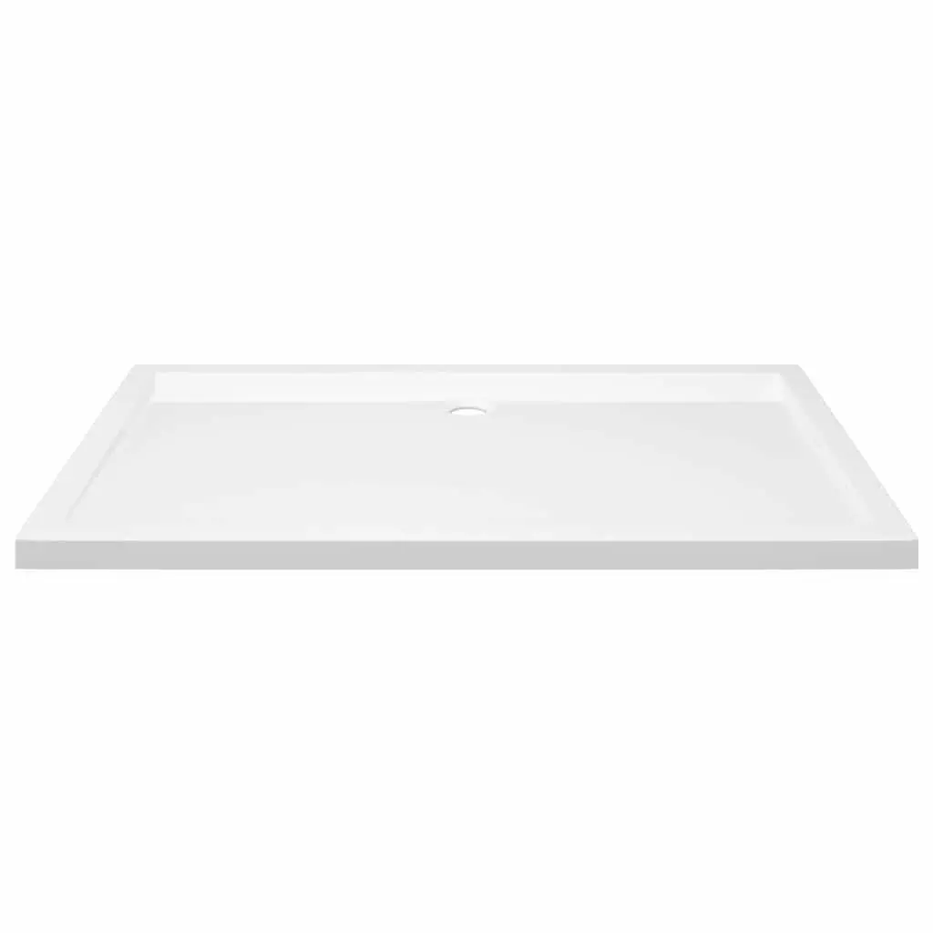 Shower Tray Base Rectangular Modern White 70x120cm Low Threshold Bath