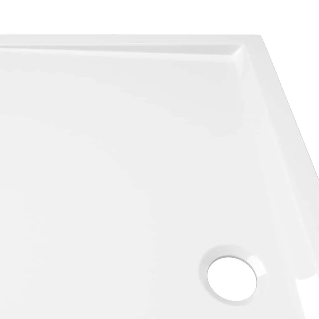 Shower Tray Base Rectangular Modern White 70x120cm Low Threshold Bath