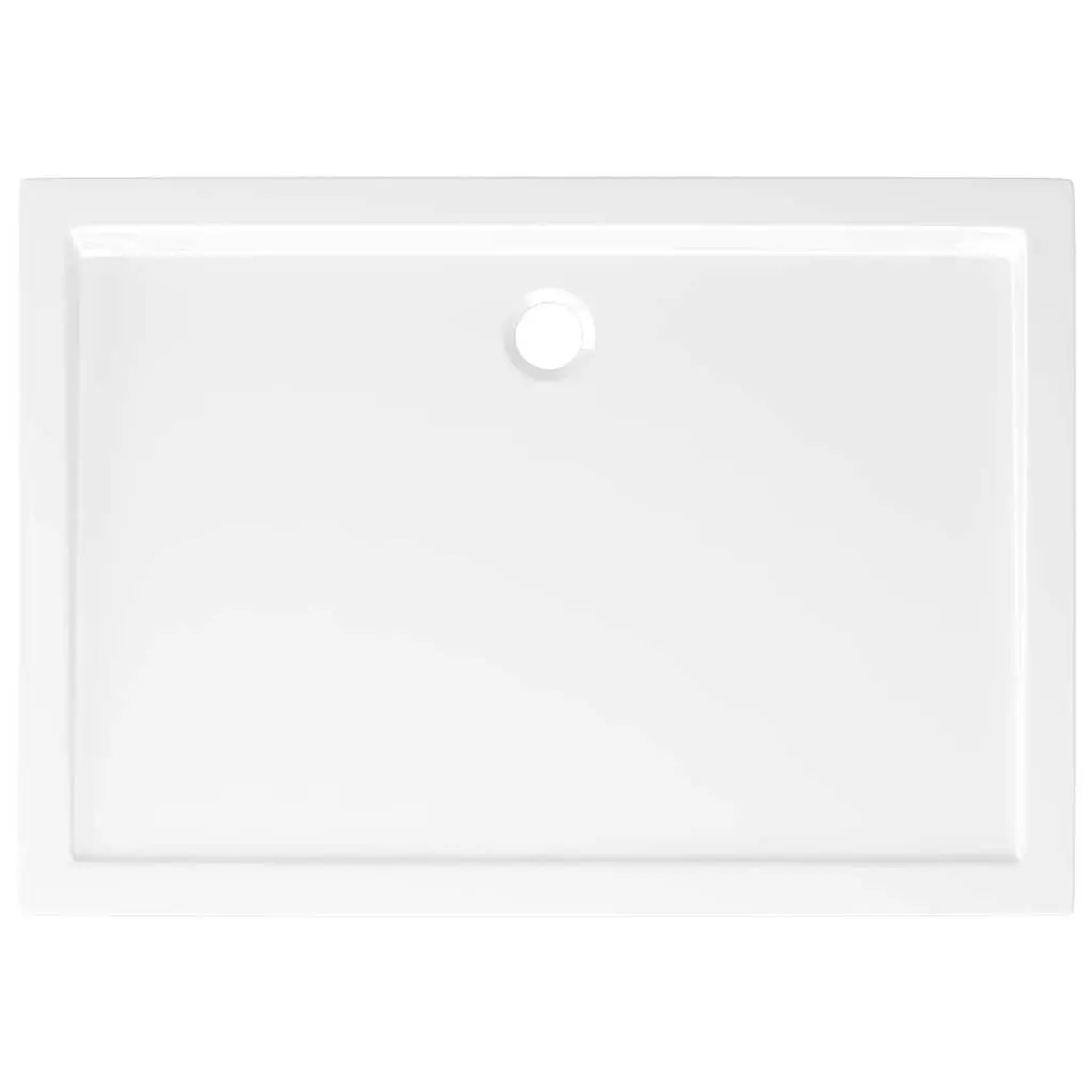 Shower Base Tray Low Threshold 70x100 cm White Modern Bathroom