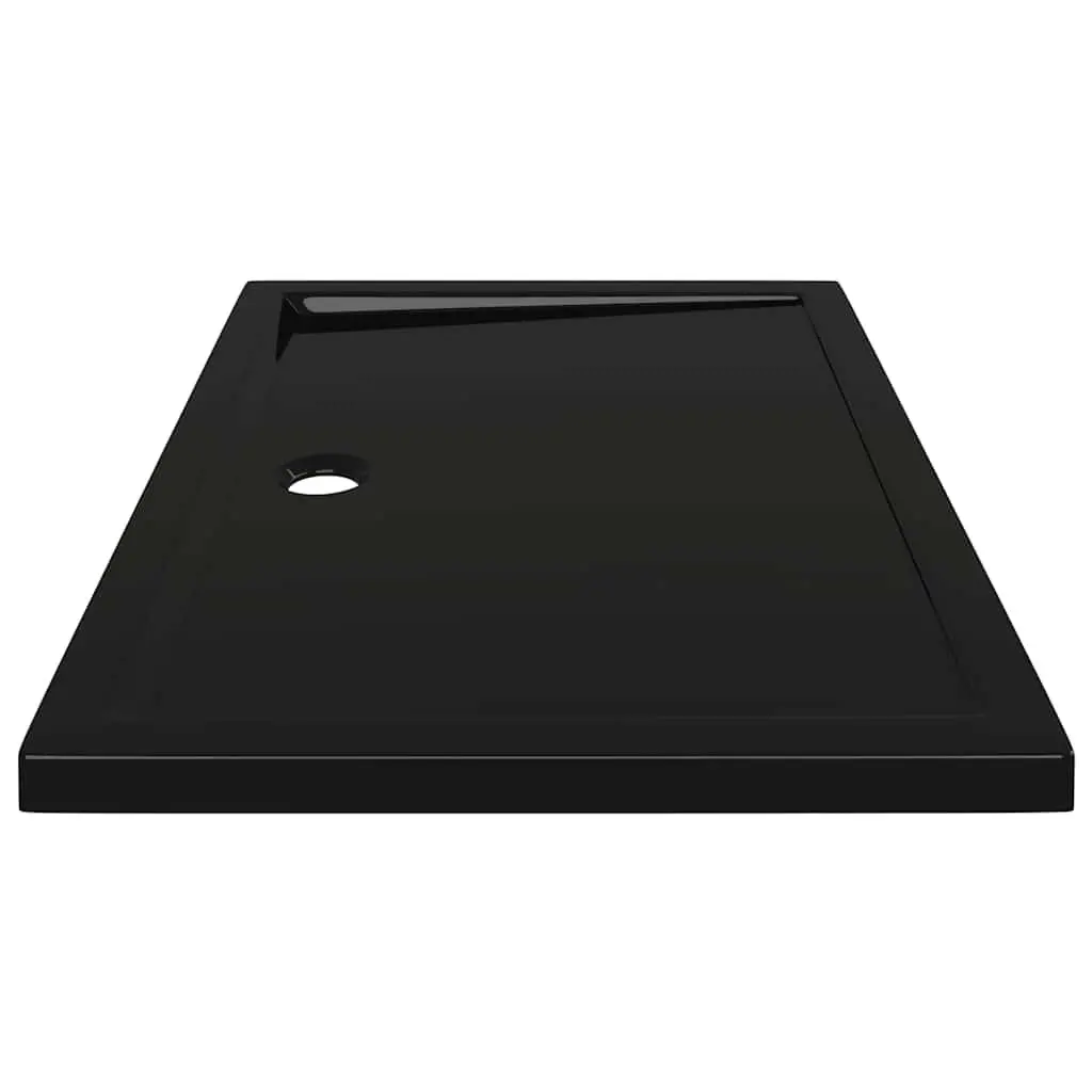 Shower Base Tray Black Low Threshold 70x100 cm Modern Bathroom