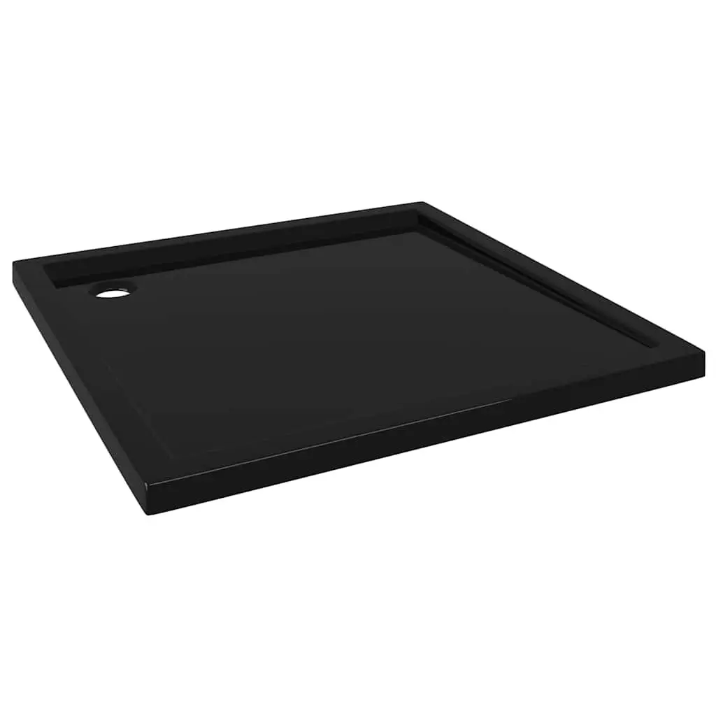 Black Shower Base Tray with Low Threshold
