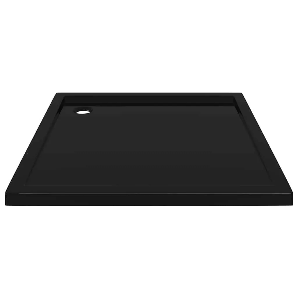 Black Shower Base Tray with Low Threshold