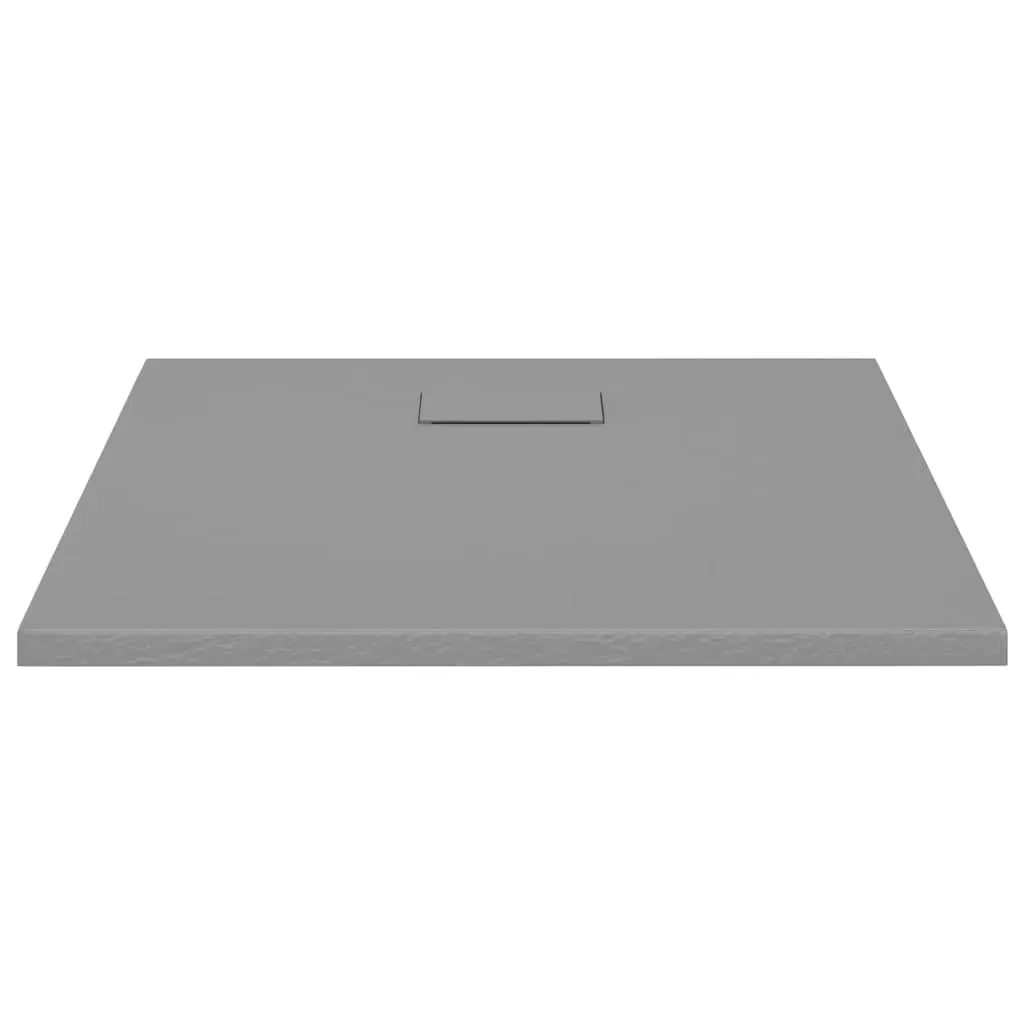 Grey Low-Profile Shower Tray