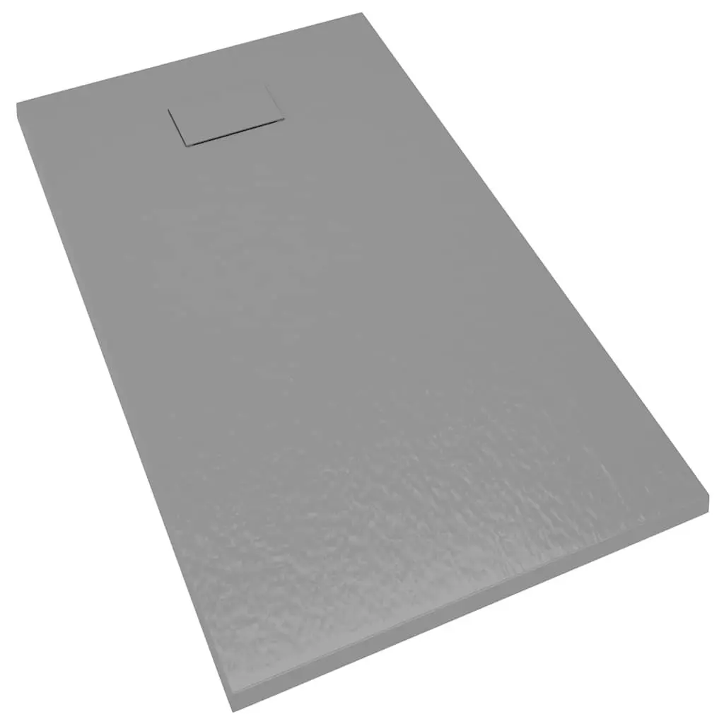 Shower Base Tray Low Profile 120x70 cm Grey