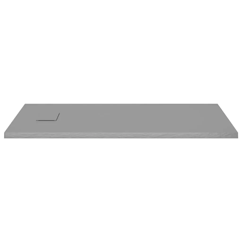 Shower Base Tray Low Profile 120x70 cm Grey