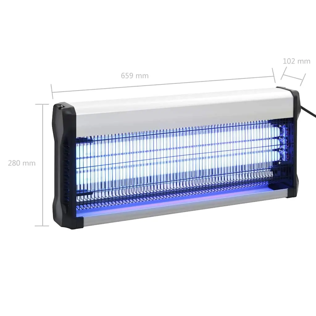 Electric Mosquito Trap Insect Killer High Voltage Grid 60W Black