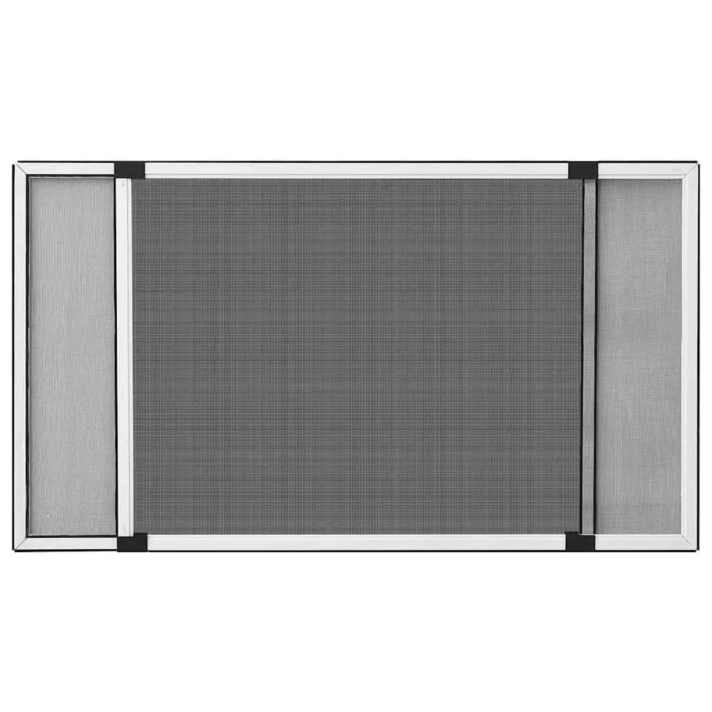 Extendable Window Insect Screen Fly Protection Adjustable Mesh 75-143x50 White