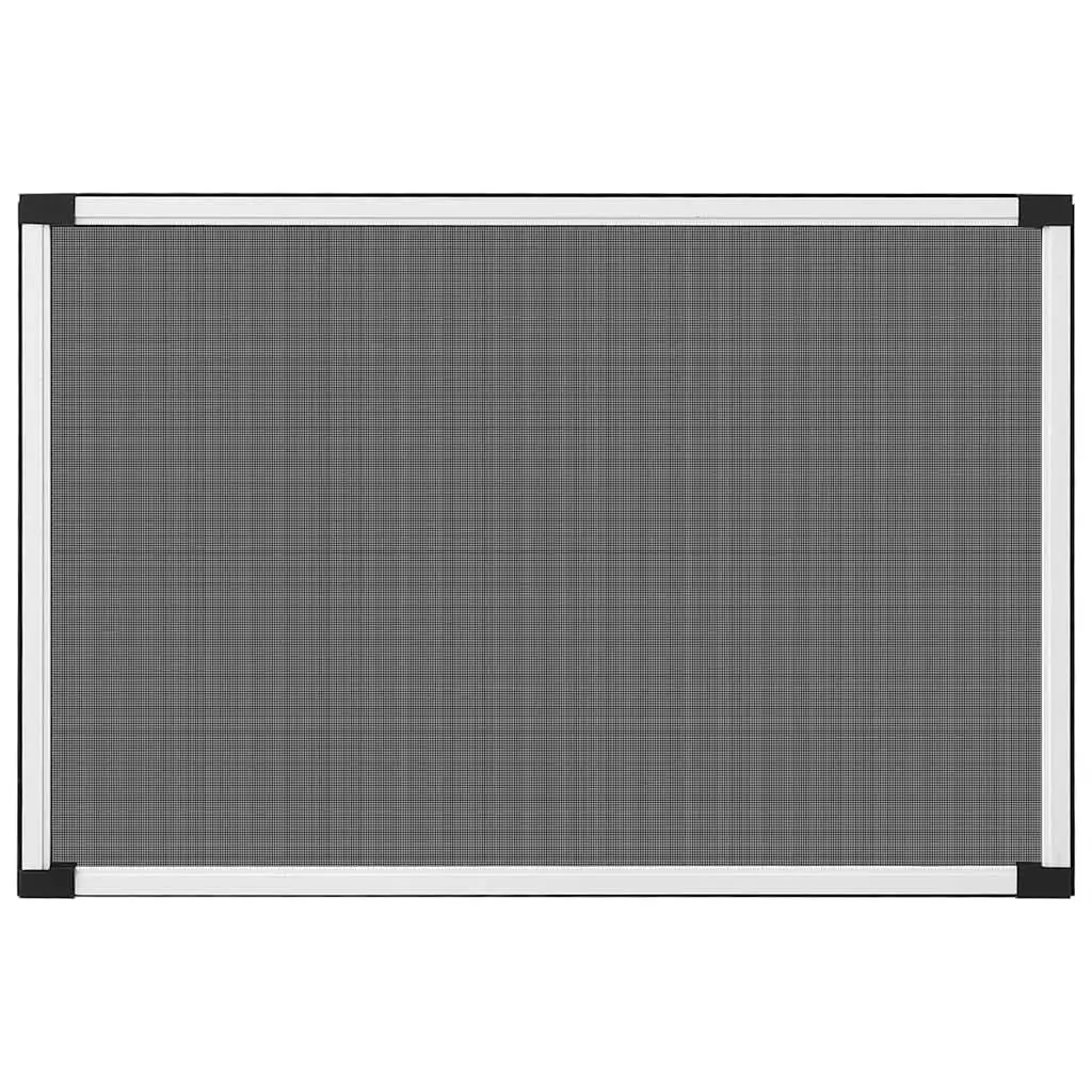 Extendable Window Insect Screen Fly Protection Adjustable Mesh 75-143x50 White