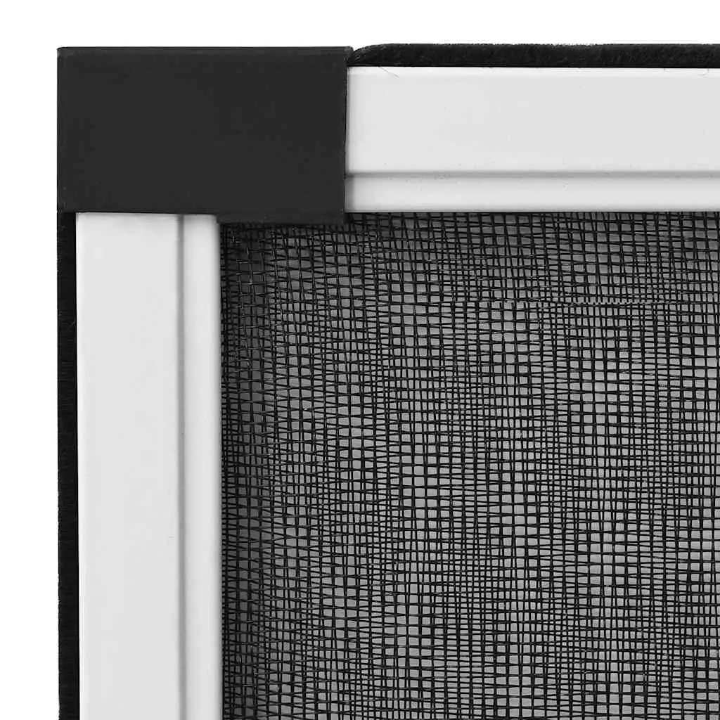 Extendable Window Insect Screen Fly Protection Adjustable Mesh 75-143x50 White
