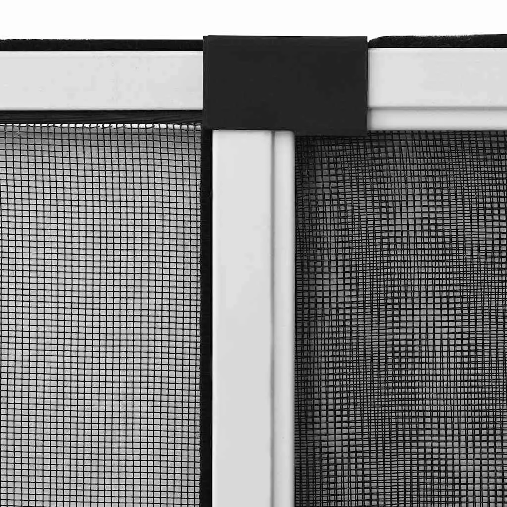 Extendable Window Insect Screen Fly Protection Adjustable Mesh 75-143x50 White