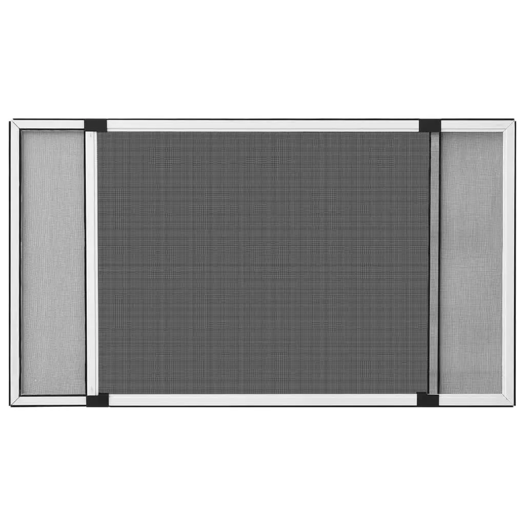 Insect Screen Window Fly Mesh Adjustable Frame 100-193cm White