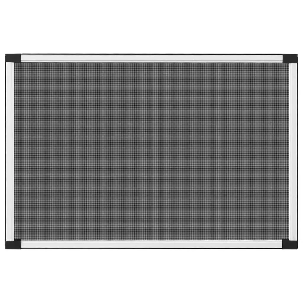 Insect Screen Window Fly Mesh Adjustable Frame 100-193cm White