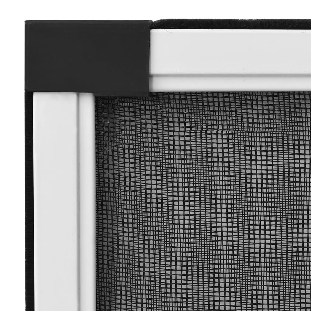 Insect Screen Window Fly Mesh Adjustable Frame 100-193cm White
