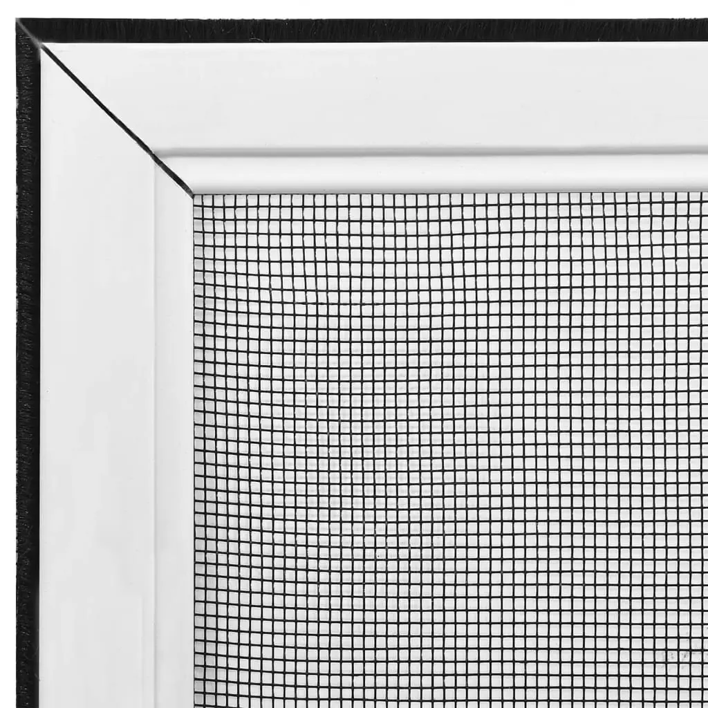 Insect Screen Window Fly Mesh Adjustable Frame 100-193cm White