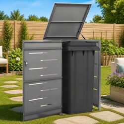 Value-Focused Lockable Wheelie Bin Shed