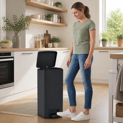 Reliable 30L Pedal Dustbin with Soft-Close Feature