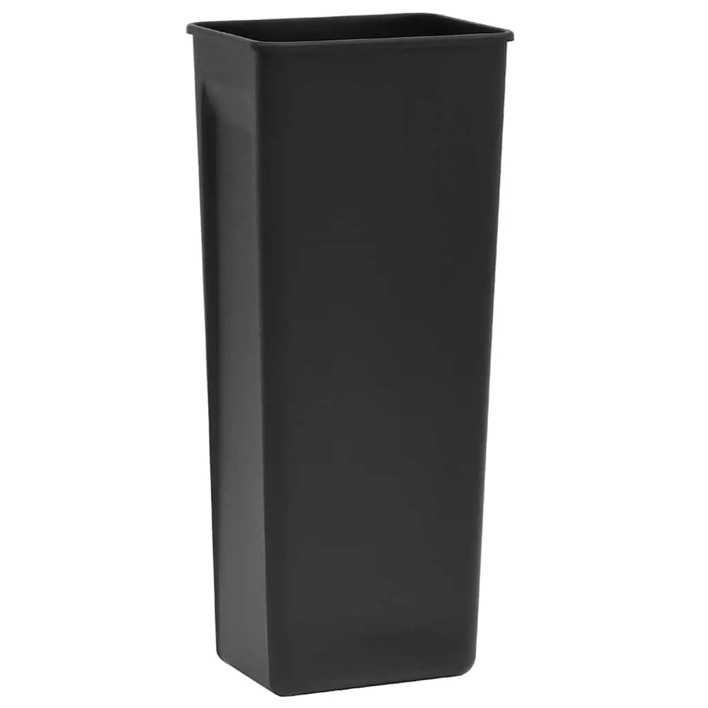 Pedal Dustbin 30L Hands-Free Waste Bin Soft Close Lid Black