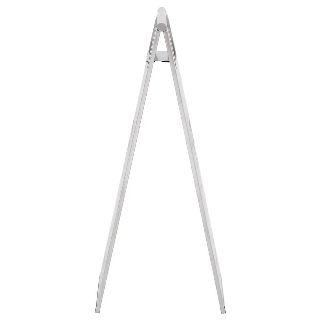Folding Parking Sign Double-Sided No Parking Stainless Steel Portable