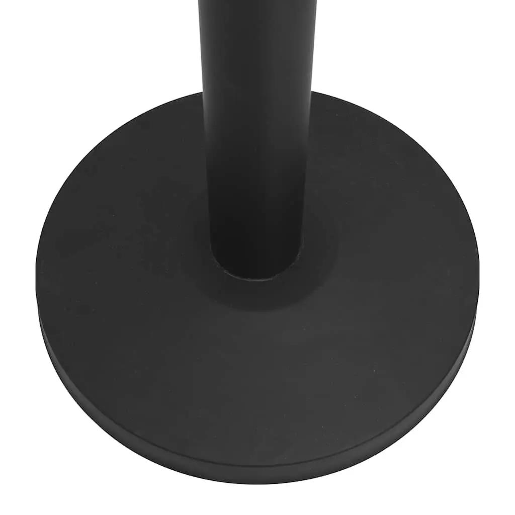 Stanchion Barrier Crowd Control Retractable Belt 4 Piece Black Iron