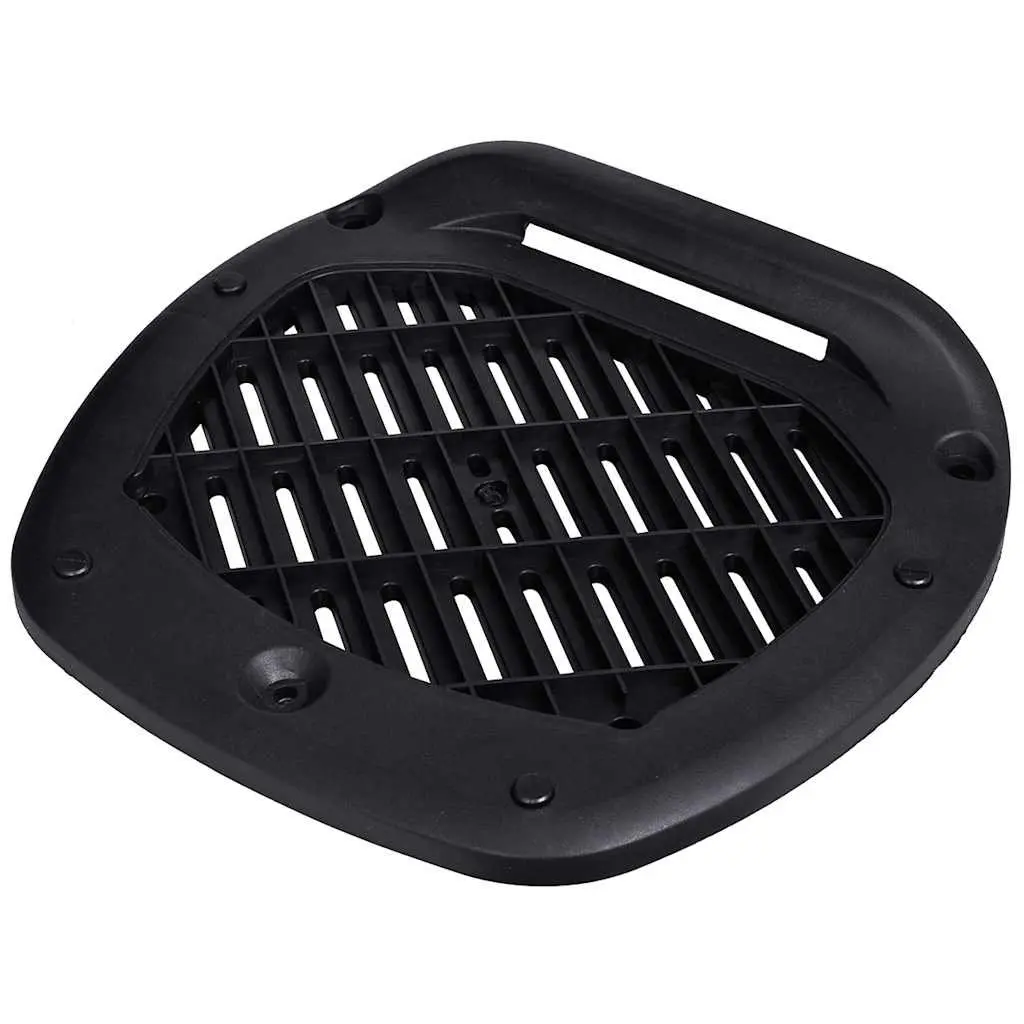 Motorcycle Top Case Storage Box 72L Capacity Quick Release System Black