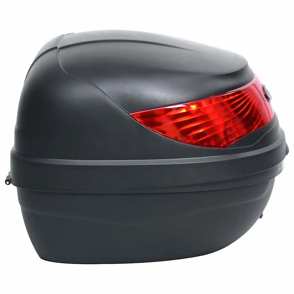 Motorcycle Top Case 35L Helmet Storage Quick Release Black