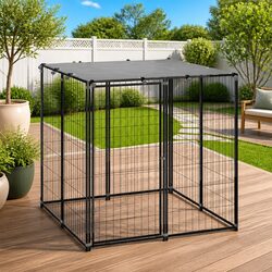 Comfortable Dog Kennel Outdoor Enclosure 110x110x110cm