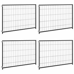 Reliable and Sturdy Black Steel Dog Kennel