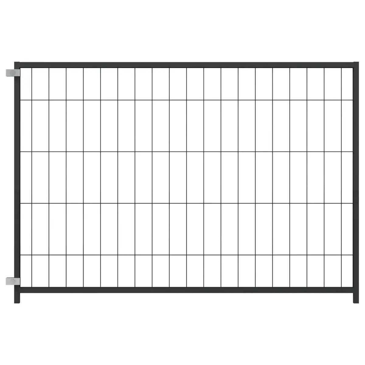 Dog Kennel Outdoor Enclosure Exercise Play Pen 300 x 100 x 70 cm Black Steel Wire Mesh