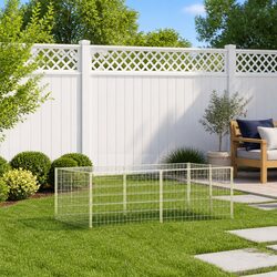 Reliable Outdoor Dog Kennel with Secure Locking Door