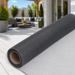 Reliable Grey Fiberglass Mesh Screen 60x500 cm for Easy Use