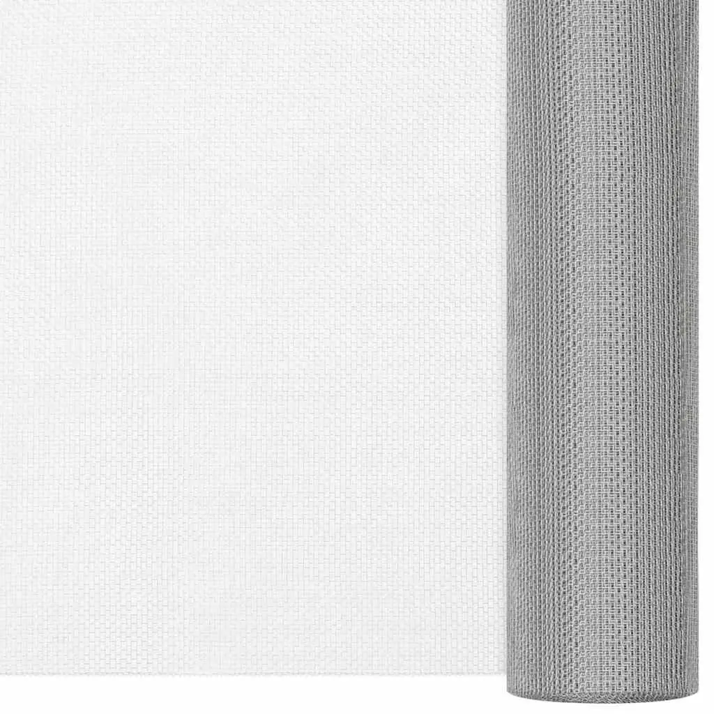 Stainless Steel Mesh Screen Insect Door Window Fencing 112x1000 cm Silver