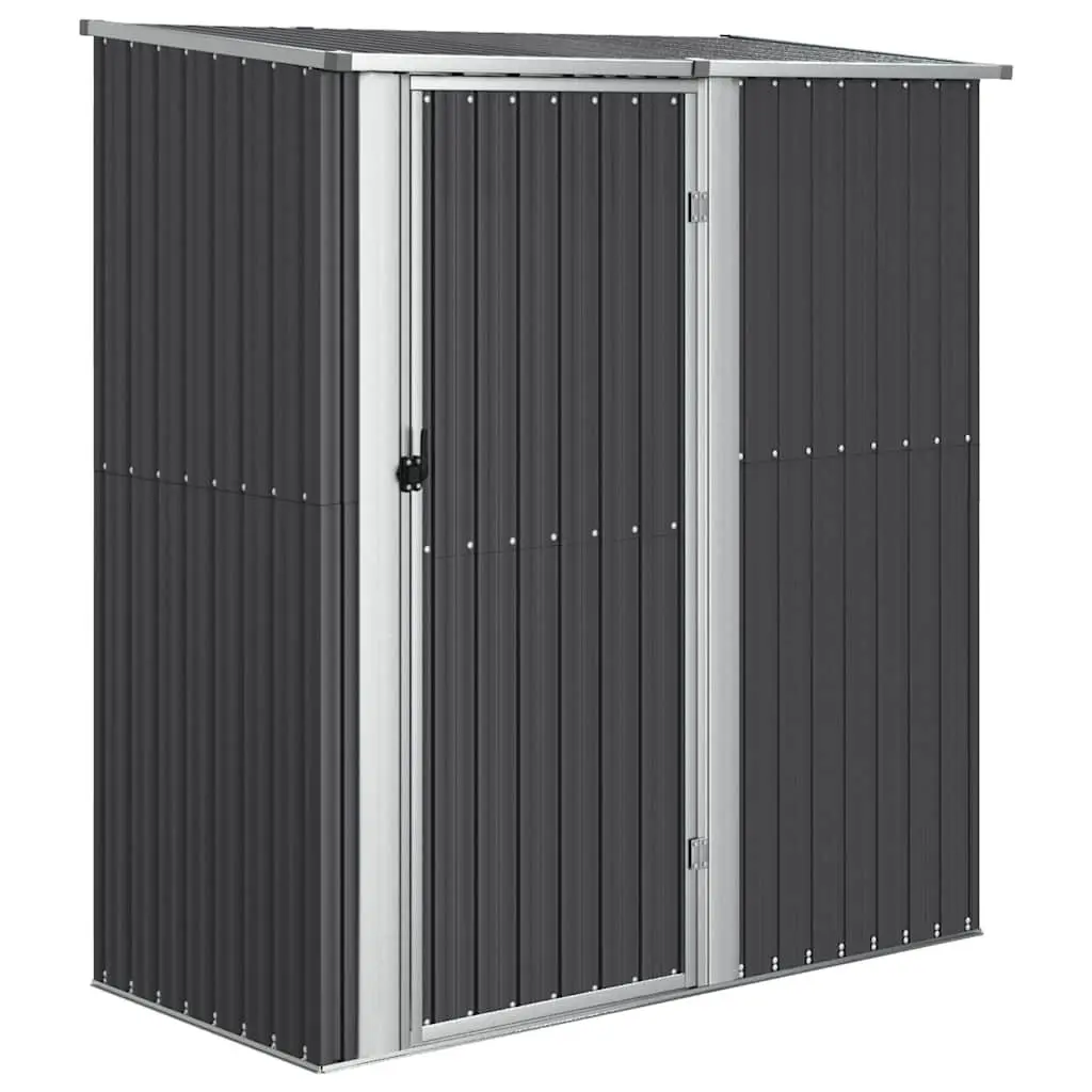 Garden Shed Outdoor Storage Anthracite Galvanised Steel 180.5 x 97 x 209.5 cm