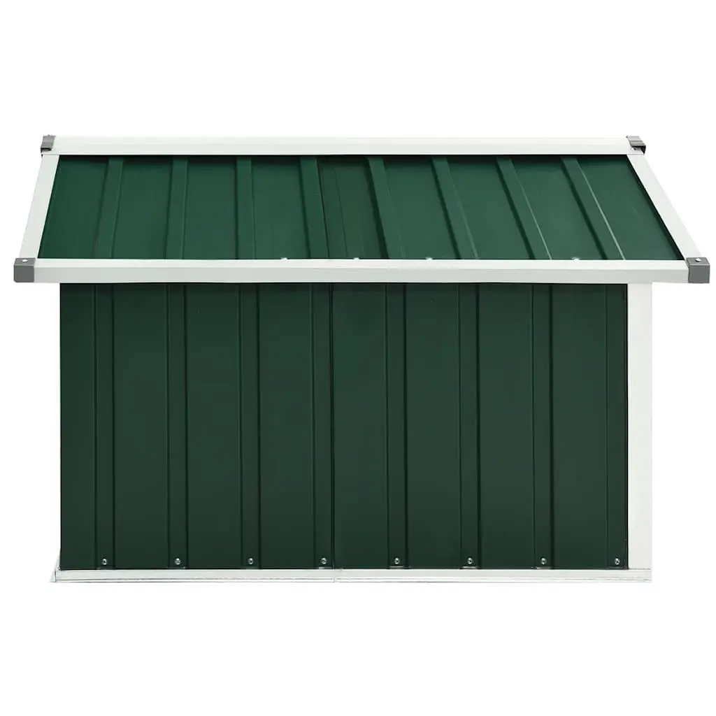 Robot Lawnmower Shed Outdoor Storage Galvanised Steel 92 x 97 x 63 cm Green