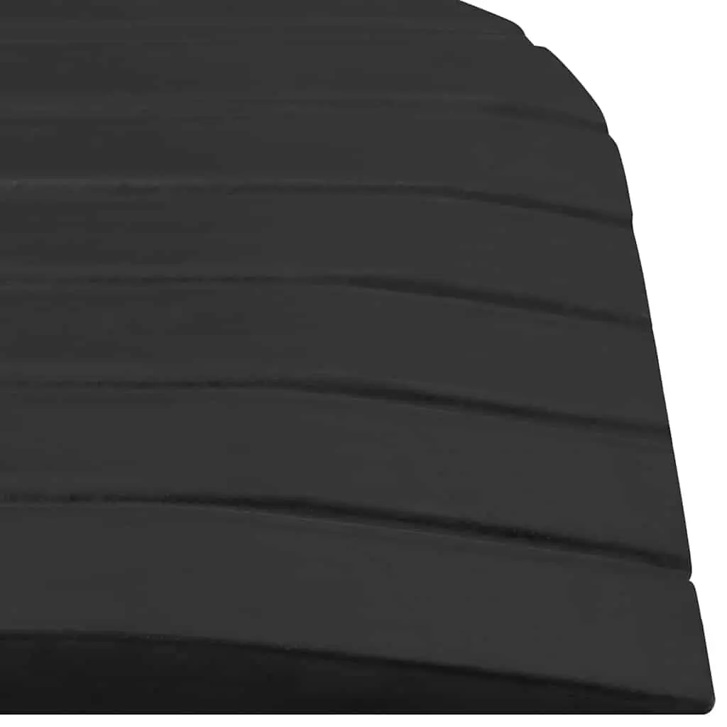 Rubber Non-Slip Surface Ramps for Mobility Devices Wheelchairs Rollators Scooters Set of 2 110x21x25cm