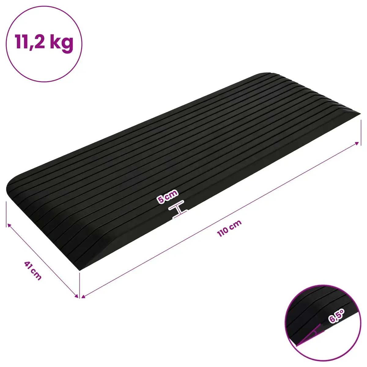 Rubber Ramp for Safe Mobility Solutions