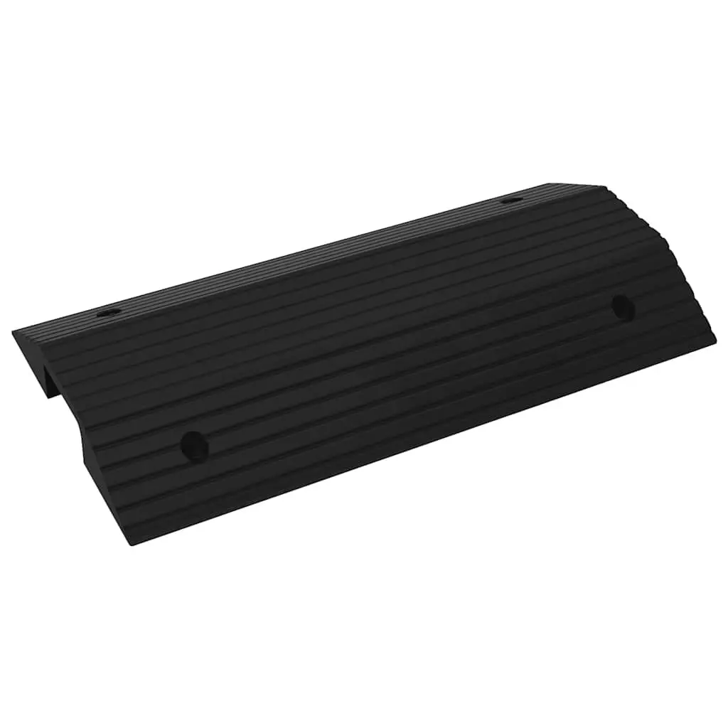 Rubber Threshold Ramp Non-Slip Bridge 80x40x8cm for Wheelchair Scooter Rollator