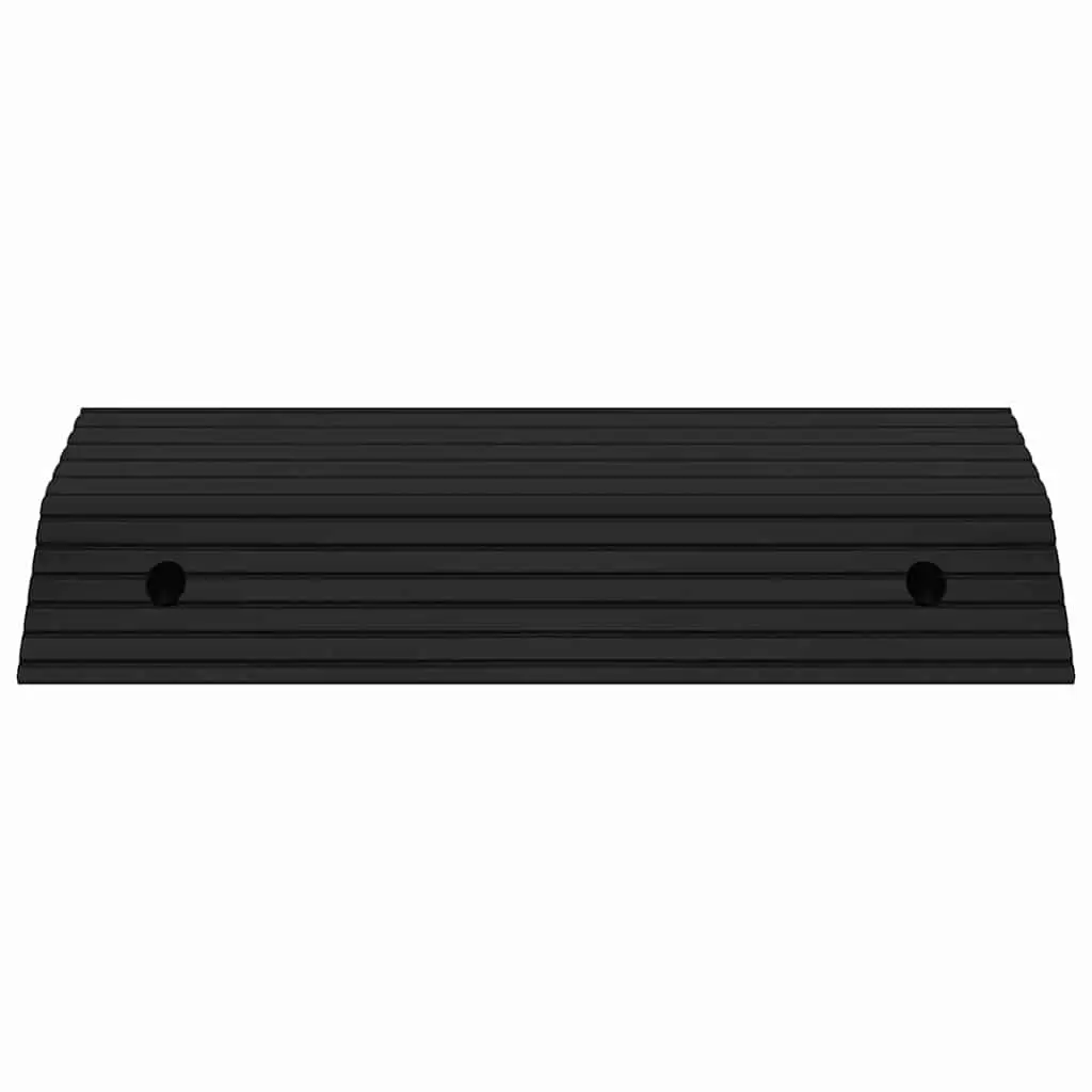 Rubber Threshold Ramp Non-Slip Bridge 80x40x8cm for Wheelchair Scooter Rollator