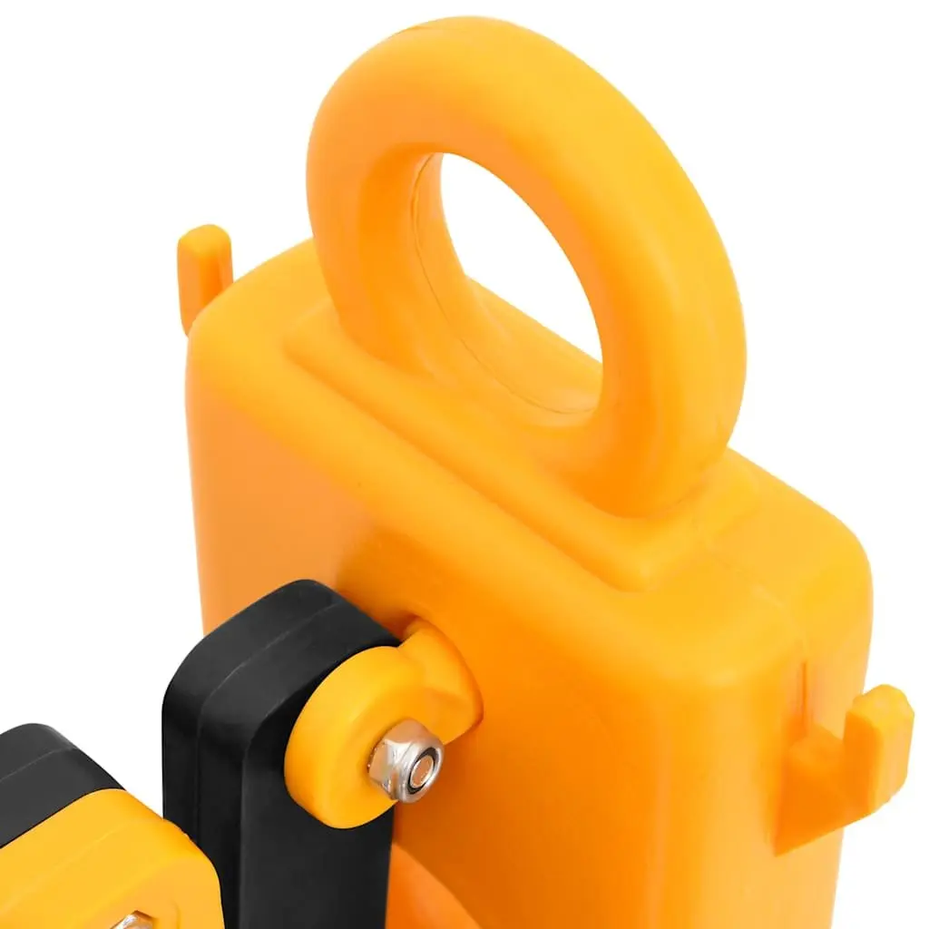 Folding Traffic Barrier Yellow Black Reflective Safety Road Restriction Portable